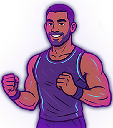 Personal trainer persona illustration